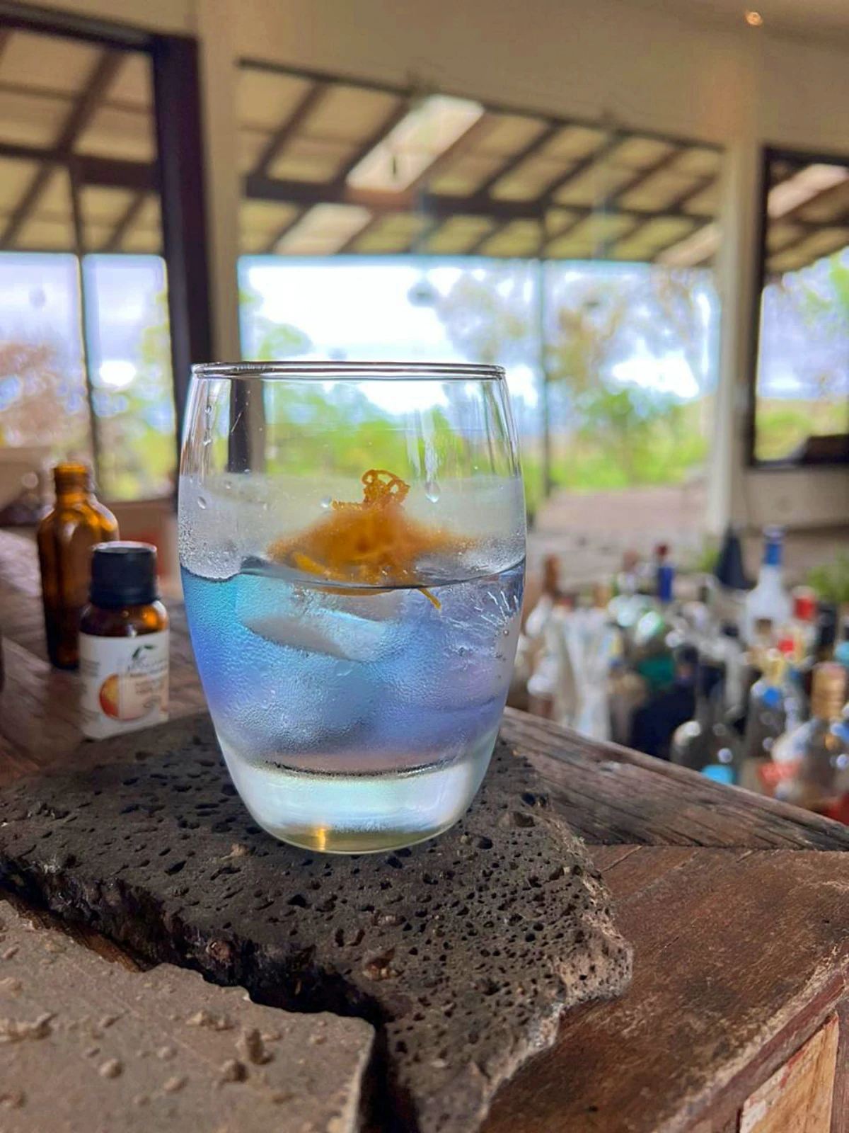A seasonal welcome drink for our guests in October, at Galapagos Safari Camp