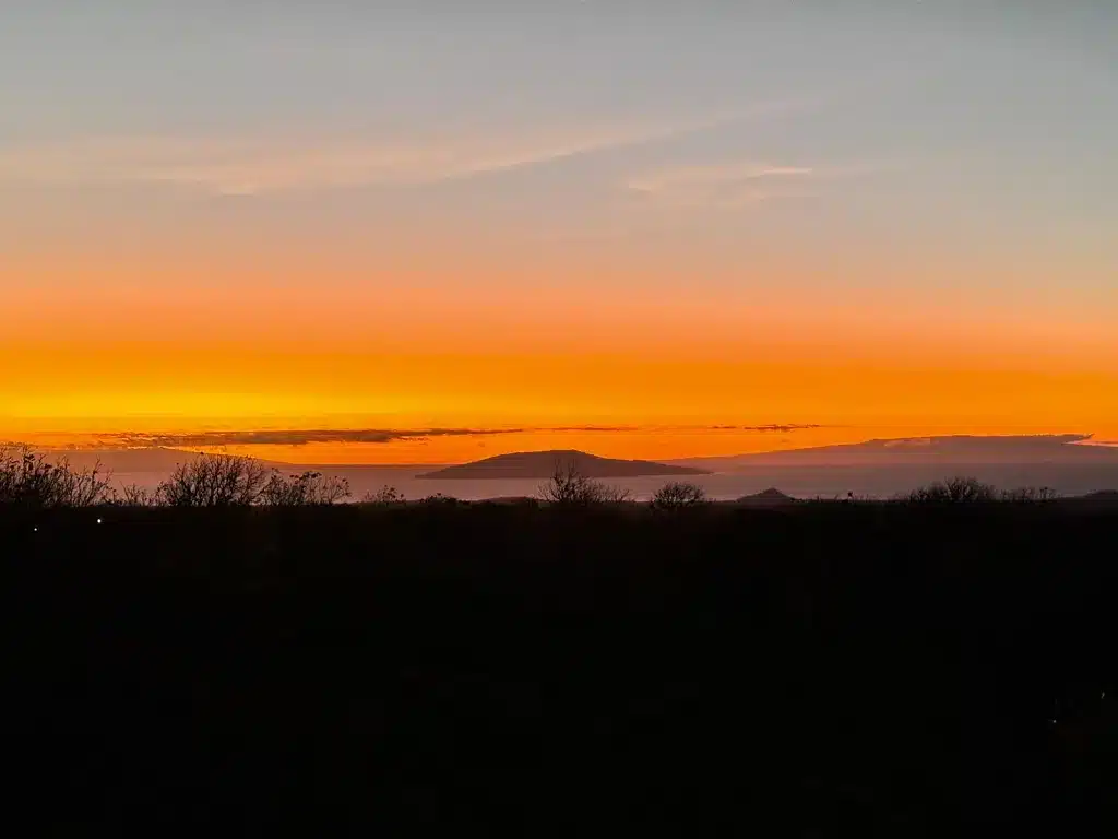 Sunsets at Galapagos Safari Camp in November