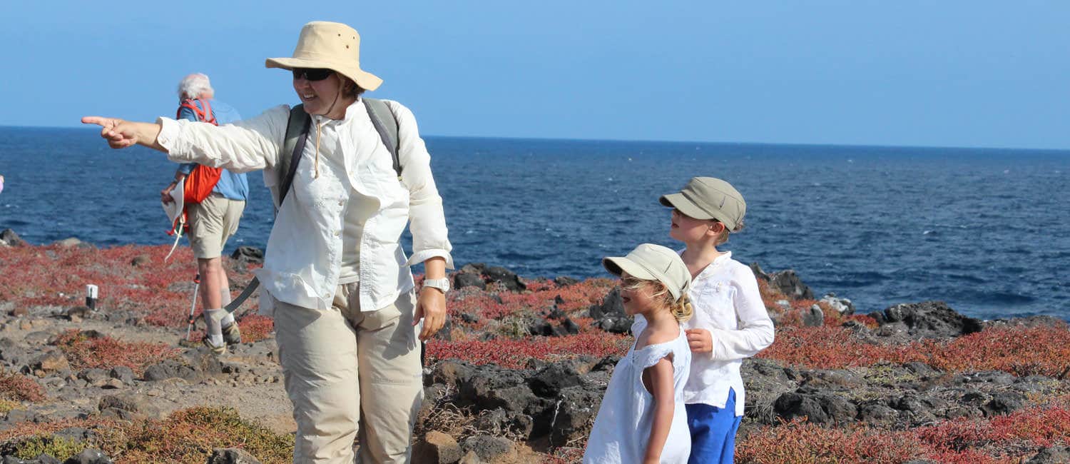 Galapagos land based tour with kids