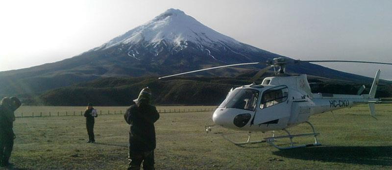 A Helicopter Ride Over Ecuador's Volcanoes