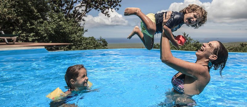 Galapagos land tour with children