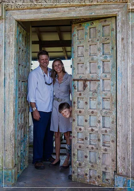 Galapagos Safari Camp founders, Michael Mesdag and Stephanie Bonham-Carter