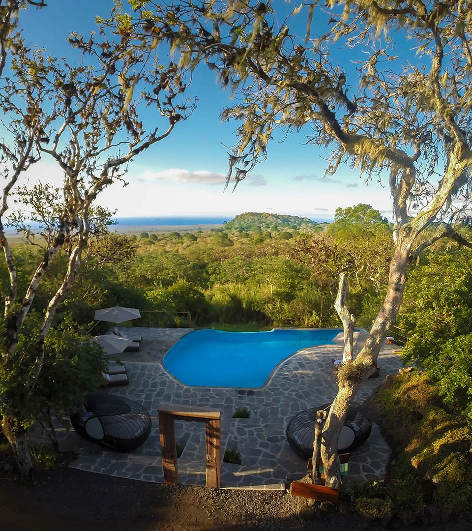 Luxury Galapagos hotel with pool
