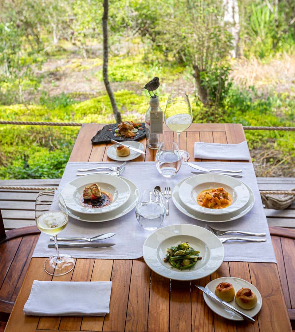 A Galapagos luxury tented camp for foodies and finches