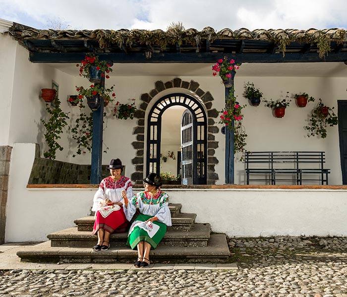 Andean culture, Hacienda Zuleta, Ecuador