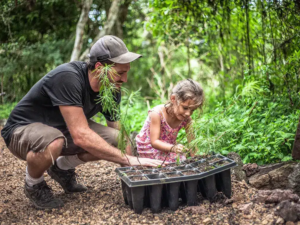 Plant a tree at Galapagos Safari Camp